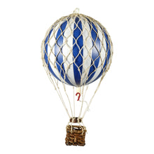 Load image into Gallery viewer, Authentic Models Floating The Skies Air Balloon 5.12 x 3.35 in, Blue / White - AP160BW