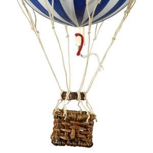 Authentic Models Floating The Skies Air Balloon 5.12 x 3.35 in, Blue / White - AP160BW