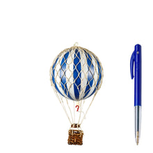 Load image into Gallery viewer, Authentic Models Floating The Skies Air Balloon 5.12 x 3.35 in, Blue / White - AP160BW