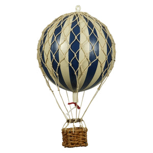 Authentic Models Floating The Skies Air Balloon 5.12 x 3.35 in, Navy Blue / Ivory - AP160N