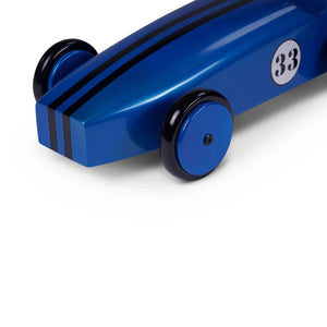 Authentic Models Wood Car Model, Blue - AR063