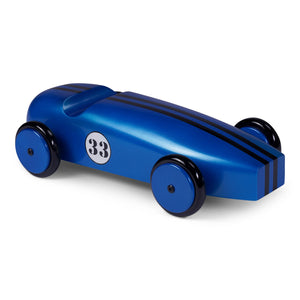Authentic Models Wood Car Model, Blue - AR063