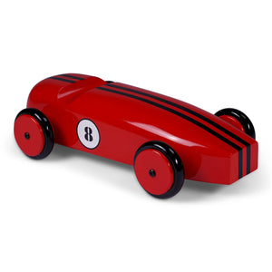 Authentic Models Wood Car Model, Red - AR065