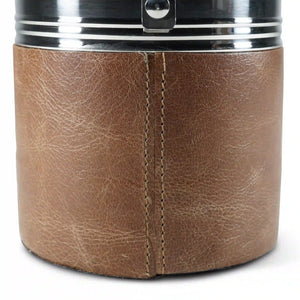 Authentic Models Silver & Brown Travel Ice Bucket - BA008
