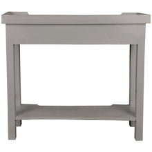 Load image into Gallery viewer, Sunset Trading Cottage Console Sofa Table | 2 Drawers Shelf | Antique Gray Solid Wood | Fully Assembled Entryway, Bathroom, Kitchen, Dining, Living Room Furniture