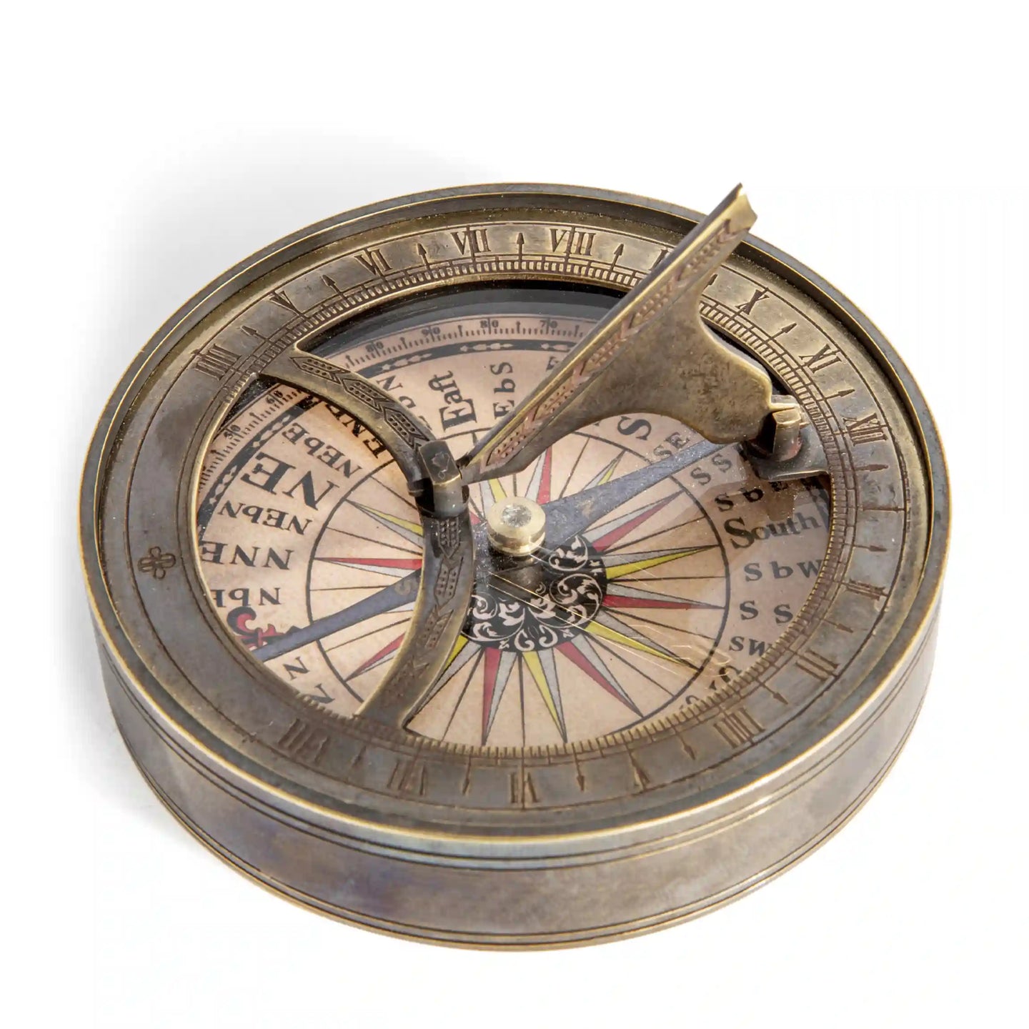 Authentic Models 18th C. Sundial & Compass - CO012A