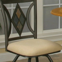 Load image into Gallery viewer, Sunset Trading 24&quot; Dart Swivel Barstool | Set of 2