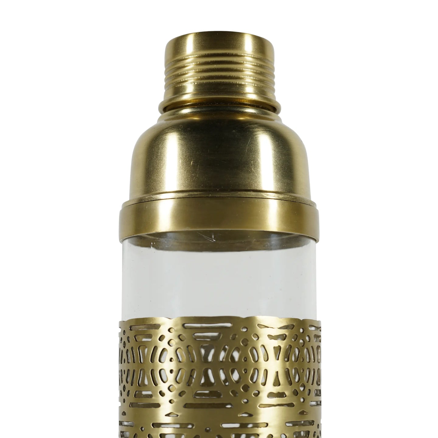 Authentic Models Gold & Transparent Art Deco Cocktail Shaker - CS012