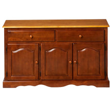 Load image into Gallery viewer, Sunset Trading Oak Selections Treasure Buffet | Nutmeg Brown and Light Oak