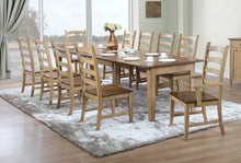 Load image into Gallery viewer, Sunset Trading Brook 11 Piece 134&quot; Rectangular Extendable Dining Set | Arm Chairs | Seats 12