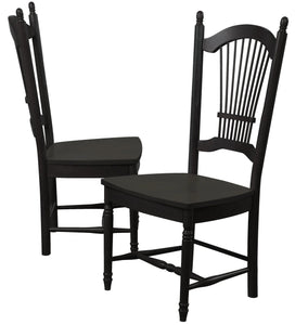 Sunset Trading Black Cherry Selections Allenridge Dining Chair | Antique Black | Set of 2