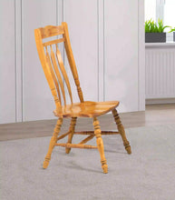 Load image into Gallery viewer, Sunset Trading Oak Selections Aspen Dining Chair | Light Oak | Set of 2
