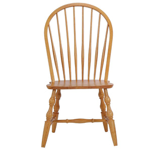 Sunset Trading Oak Selections Windsor Spindleback Dining Chair | Light Oak