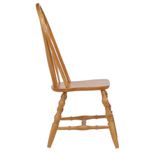 Load image into Gallery viewer, Sunset Trading Oak Selections Windsor Spindleback Dining Chair | Light Oak