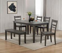 Load image into Gallery viewer, Sunset Trading Shades of Gray Slat Back Dining Chair