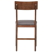 Load image into Gallery viewer, Sunset Trading Mid Century Bar Stool | Counter Height | Padded Performance Fabric Seat  | Set of 2