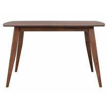 Load image into Gallery viewer, Sunset Trading Mid Century 60&quot; Rectangular Dining Table | Danish Brown Wood | Seats 4,6  