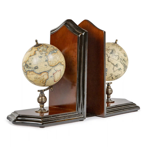 Authentic Models Globe Bookends - GL009F