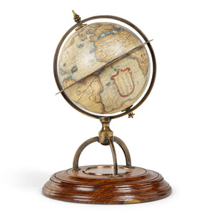 Authentic Models Terrestrial Globe With Compass - GL019