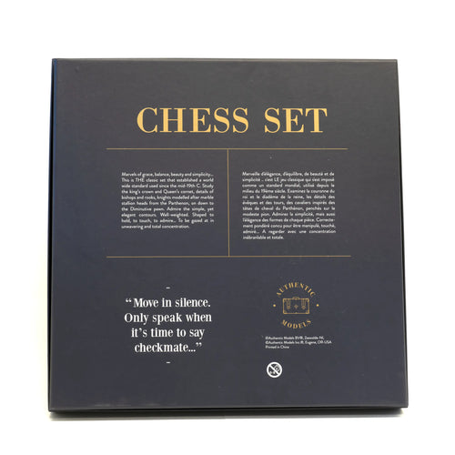 Authentic Models Chess Set Metal - GR033