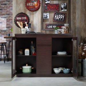 Furniture of America Dentsu Contemporary Multi-Storage Buffet - HFW-1678C4