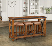 Load image into Gallery viewer, Sunset Trading Rustic City Counter Height Dining Table