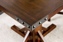 Load image into Gallery viewer, Furniture of America Wirtz Industrial Square Counter Height Table - IDF-3018PT