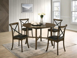 Furniture of America Marcan Transitional Round Dining Table - IDF-3148RT