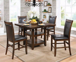 Furniture of America Geo Transitional Padded Counter Height Chairs (Set of 2) - IDF-3152PC