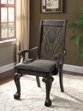 Load image into Gallery viewer, Furniture of America Nuna Traditional Upholstered Arm Chairs (Set of 2) - IDF-3185DG-AC