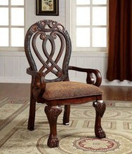 Load image into Gallery viewer, Furniture of America Beau Traditional Padded Arm Chairs (Set of 2) - IDF-3186CH-AC