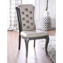 Load image into Gallery viewer, Furniture of America Polara Traditional Tufted Side Chairs (Set of 2) - IDF-3219GY-SC