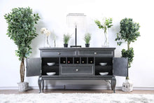 Load image into Gallery viewer, Furniture of America Mora Contemporary Multi-Storage Server in Gray - IDF-3219GY-SV