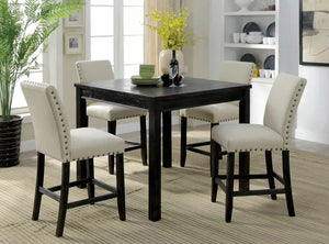 Furniture of America Ardens Transitional 5-Piece Counter Height Table Set - IDF-3314PT-5PK