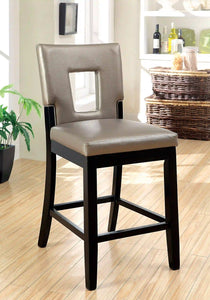 Furniture of America Singular Contemporary Padded Counter Height Chairs (Set of 2) - IDF-3320PC