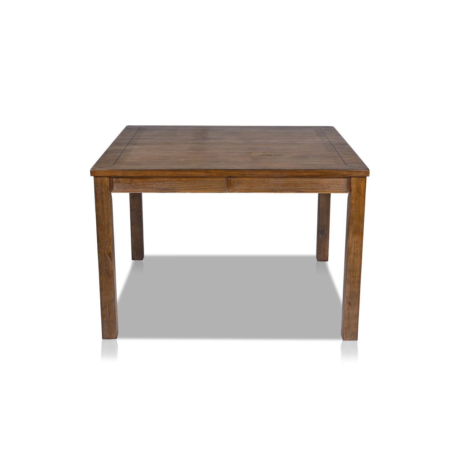 Furniture of America Lubbers Rustic Square Counter Height Table in Rustic Oak - IDF-3324A-PT-54