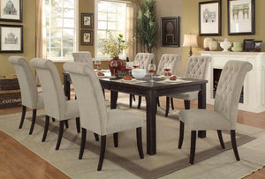 Furniture of America Lubbers Rustic Rectangular Dining Table, 72" - IDF-3324BK-T