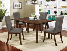 Load image into Gallery viewer, Furniture of America Halena Mid-Century Modern Rectangular Dining Table in Walnut - IDF-3354T