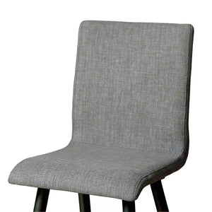 Furniture of America Jaylynn Mid-Century Modern Fabric Upholstered Side Chairs (Set of 2) - IDF-3360SC