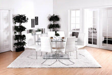 Load image into Gallery viewer, Furniture of America Cuerva Contemporary Glass Top Dining Table - IDF-3362T