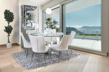 Load image into Gallery viewer, Furniture of America Eisen Contemporary Glass Top Dining Table - IDF-3384RT