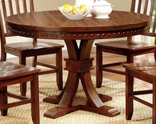 Load image into Gallery viewer, Furniture of America Monte Transitional Round Dining Table - IDF-3437RT