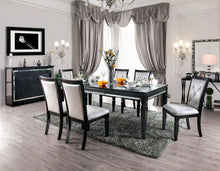 Load image into Gallery viewer, Furniture of America Brenda Contemporary 7-Piece Wood Dining Set - IDF-3452BK-T-7PC