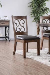 Furniture of America Paula Traditional Padded Side Chairs (Set of 2) - IDF-3465SC