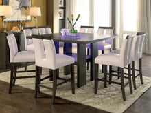 Load image into Gallery viewer, Furniture of America Zia Contemporary LED Counter Height Table in Gray - IDF-3559GY-PT