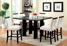 Load image into Gallery viewer, Furniture of America Zia Contemporary LED Counter Height Table in Black - IDF-3559PT