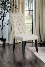 Load image into Gallery viewer, Furniture of America Marynda Transitional Button Tufted Side Chairs in Ivory (Set of 2) - IDF-3564SC