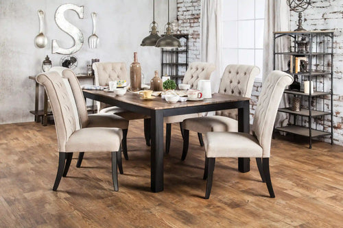 Furniture of America Gracie Transitional Round Edges Dining Table - IDF-3564T