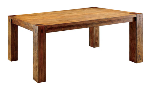 Furniture of America Madison Rustic Rectangular Dining Table - IDF-3603T