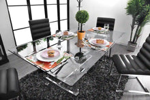 Load image into Gallery viewer, Furniture of America Caydence Contemporary Glass Top Dining Table - IDF-3654T